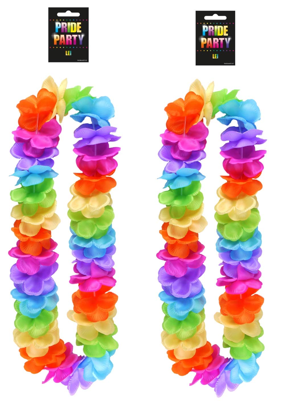 LGBT GAY PRIDE RAINBOW HULA LEI - CARNIVAL FESTIVAL HAWAIIAN GARLAND PARTY (1 Hula)