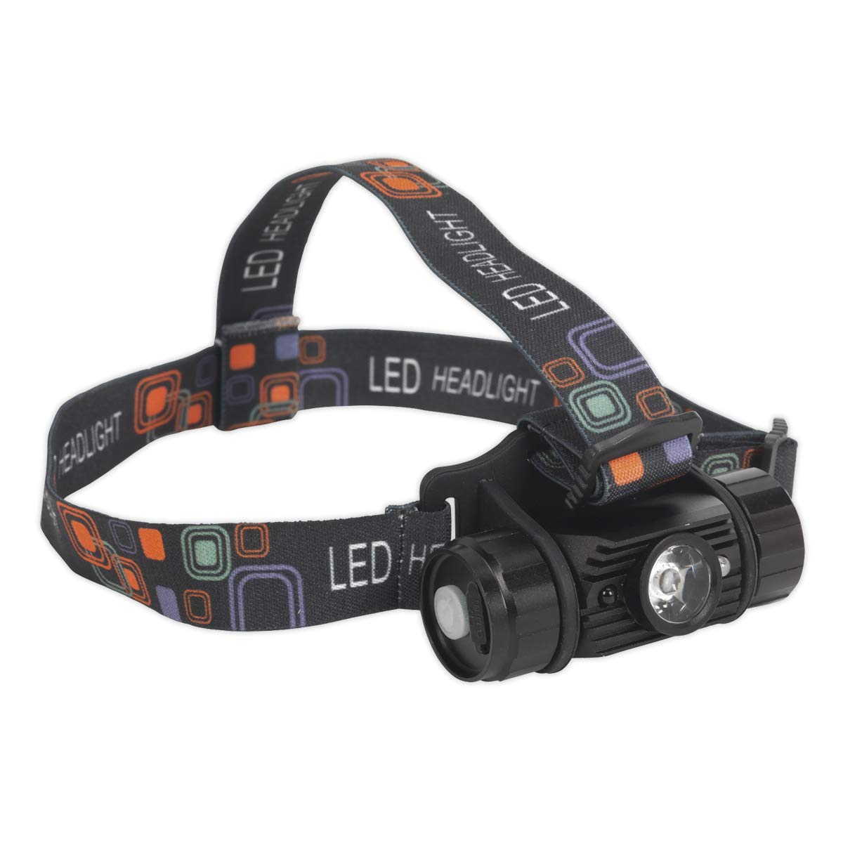 Sealey Ht108Led Rechargeable Head Torch 5W Cree Xpg Led Auto Sensor