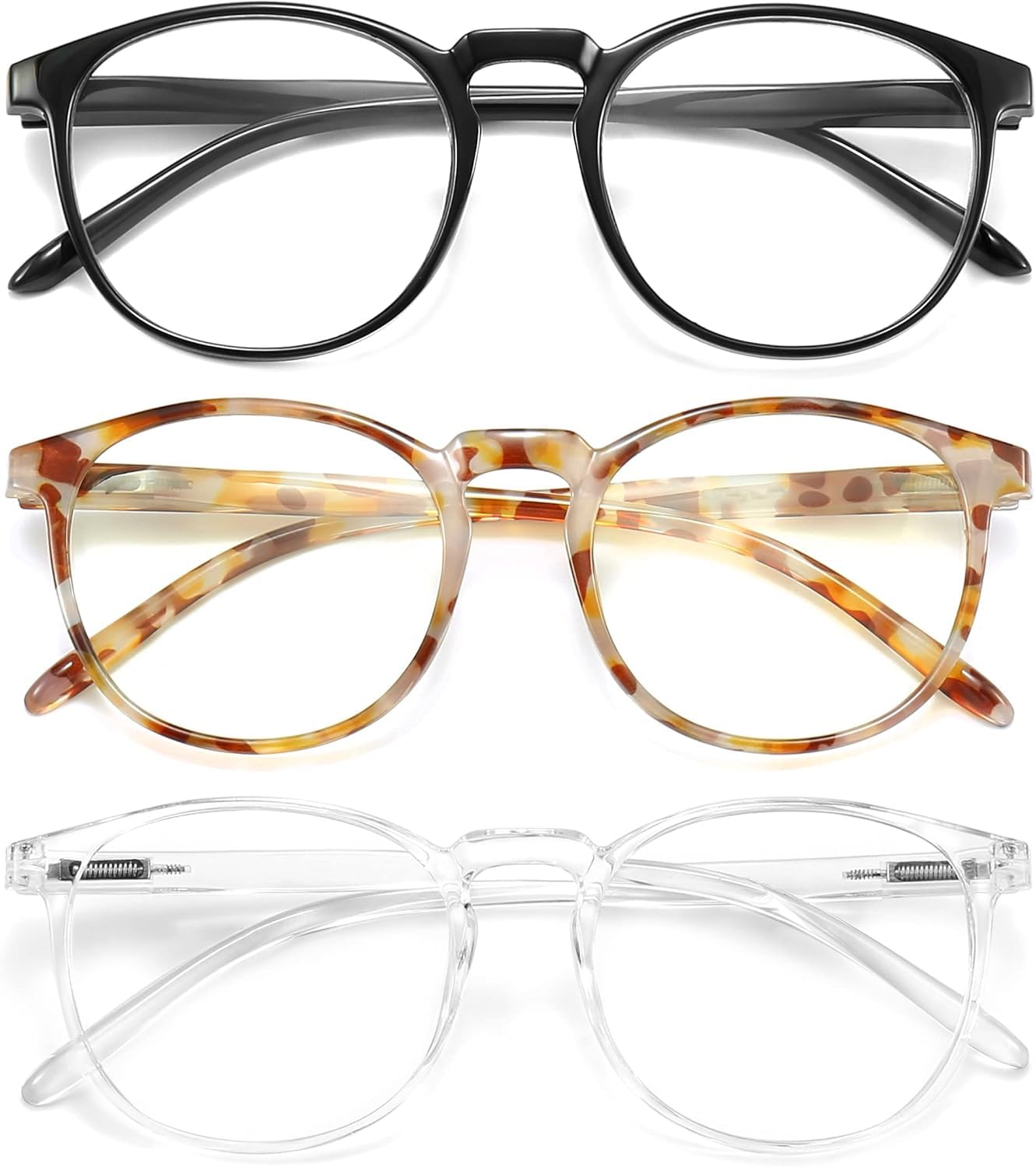 Photo 1 of IBOANN Iconic Blue Light Glasses for Woman - Computer Glasses up to 99% Blue Light Blocking - Anti Eyestrain & UV Glare