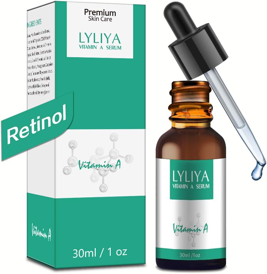 LYLIYA 2% Concentration Retinol HPR serum high-intensity facial treatment, reducing fine lines, anti-aging acne, hyaluronic acid and vitamin E, advanced anti-aging formula.