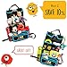 Backseat Car Organizer by Hello Little Monsters - Kids Toy Car Storage - Travel Accessories for Baby - Child Car Seat Protector - Perfect for Baby Shower Gift - Must Have Interior Car Accessories