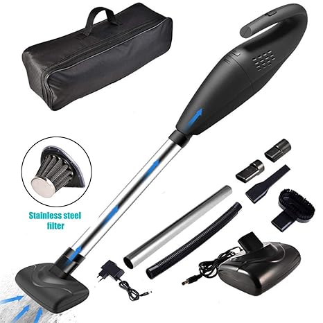 Auto Handstaubsauger, LTPAG 2500mAh Akku Staubsauger Beutellos, High Power 5000PA 12V 120W Akku Handstaubsauger, Auto Staubsa