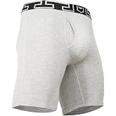 SHEATH V Bamboo Rayon Titan Men's 8" Sports Performance Boxer Brief