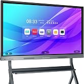 EUNIVON Smart Board, 55'' 4K UHD Smart Whiteboard, 8+128GB Touch Screen Electronic Whiteboard, Interactive Whiteboard for Classroom and Business (Wall Mount Included)