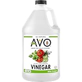 AVO Distilled White Vinegar, 1 Gallon (128 oz), 5% Acidity | Pure Natural White Vinegar For Cooking, Baking, Cleaning &amp; Household Use - Non-Toxic, Chemical-Free, Made in USA
