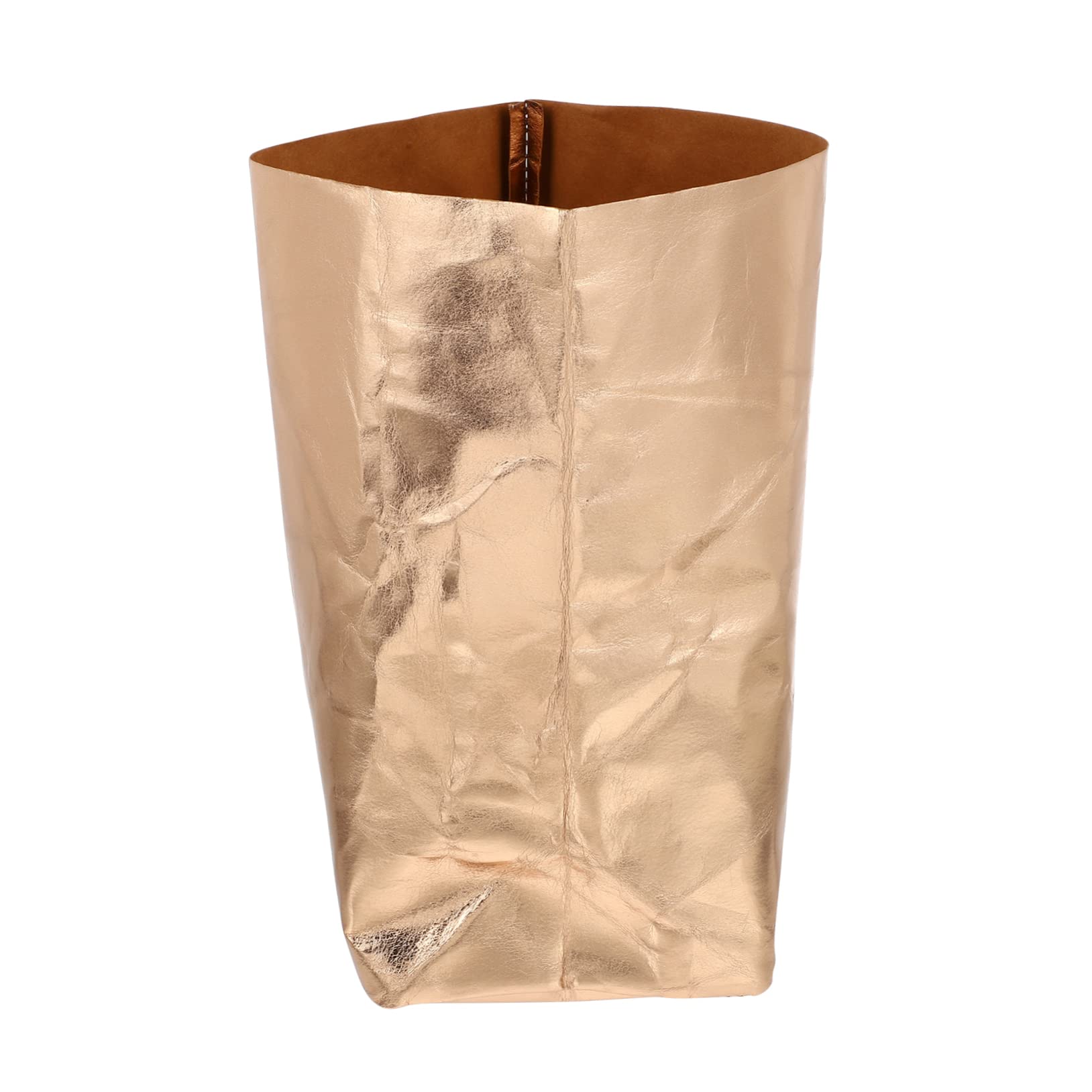 OFFSCH Kraft Paper Flowerpot Storage Pouch 6X6X12 Inches Washable Breathable Planter Bag for Indoor Plants Succulents Desk Garden Decoration