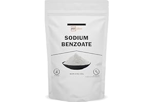 mGanna 100% Sodium Benzoate Powder 227g / 0.5 lbs – Preservative for Food, Industrial and Household Applications