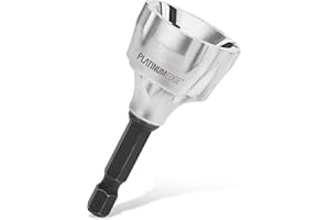 PLATINUMEDGE Deburring External Chamfer Tool, YG8 Carbide Blade, Deburring Drill Bit, Remove Burr Tools, Quick Release 1/4inc