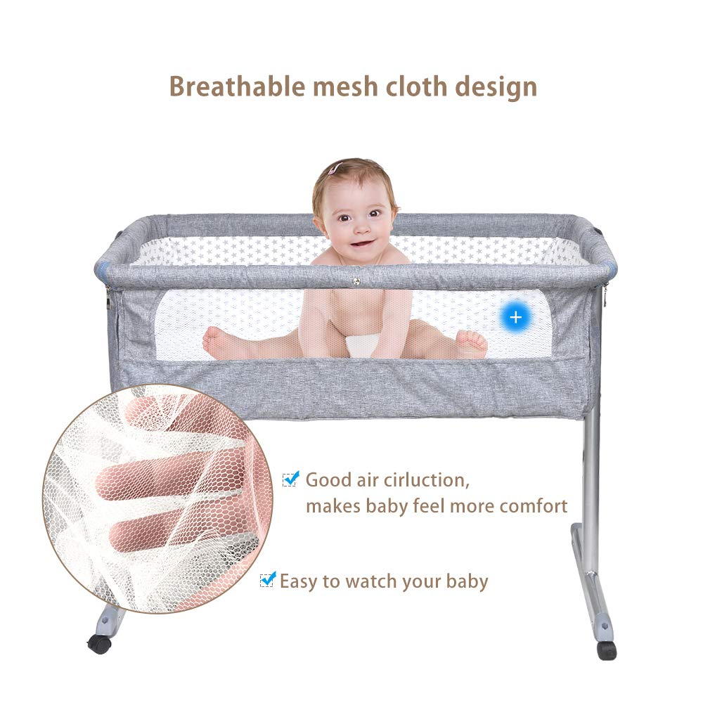 bassinet with mesh sides