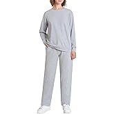 Weintee Women's Petite Sweatsuits 2 Piece Set Sweatpants and Sweatshirt Jogging Suits