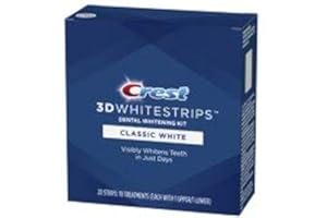 Crest 3D Whitestrips Classic White Teeth Whitening Kit, 10 Treatments 20 Strips