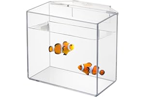 IOAOI Drip Acclimation Container for Fish & Corals – Hanging Acclimation Box for Saltwater & Freshwater Aquariums, Small