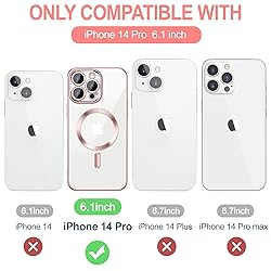 Hython Magnetic Clear Case for iPhone 14 Pro Case
