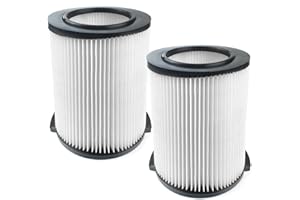 PHOEBCYNTHI 2 Pack Vf4000 Wet/dry Vac Vacuum Cartridge Filter for Ridgid Shop Vacs 5-20 Gallons and 6-9 Gal Husky Vacuum Cleaner, Replacement filter