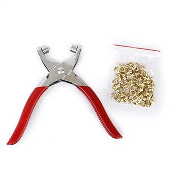 Generic GNRC_1 Gro mmet Rivets Eyelet Setting Pliers Tool for Bags Shoes Leather Belt