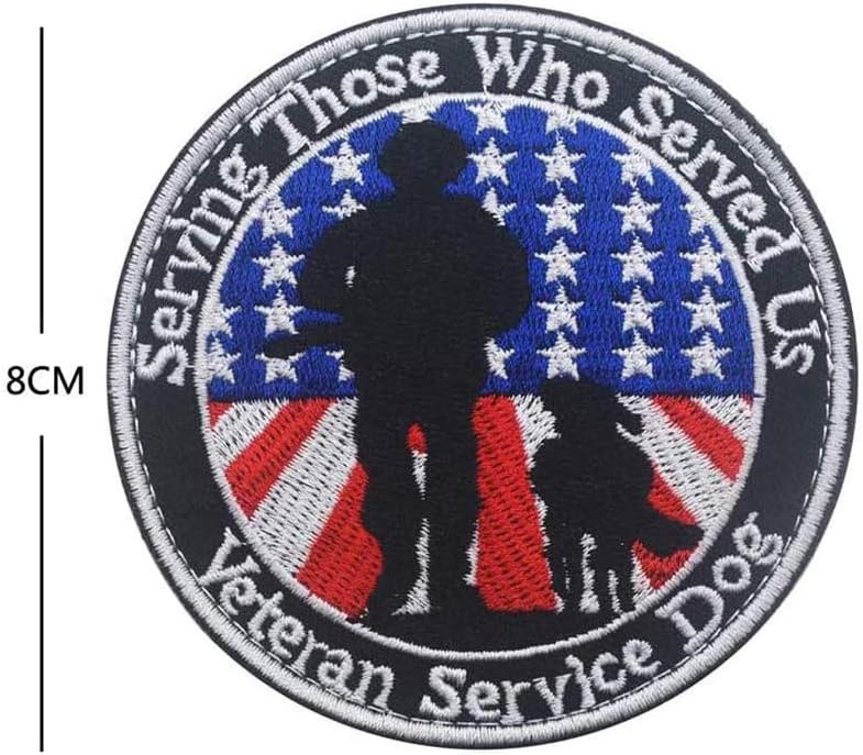disabled veteran service dog patches