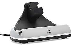 PowerA Charging Station for PlayStation Portal™ Remote Player with Lumectra™, RGB lighting, USB powered, magnetic charger, ch