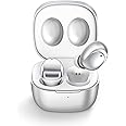 ELOVEN Wireless Earbuds Deep Bass Stereo Sound Bluetooth Earbuds 120H True Wireless Headphones with Ear Caps (S/M/L) for Samsung S24/S23/S22/S21 Ultra Z Flip 5/4/3/Fold 5/4 A53 iPhone 16/15/14 Silver