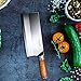 Vegetable Meat Cleaver Knife - 8 Professional Chinese Cleaver and Butcher Knife - 4CR14 HC Stainless Steel Kitchen Knife with Ergonomic Pakkawood Handle - Gift Box Included