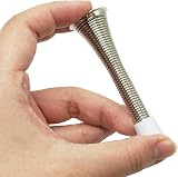 SZCXDKJ 3X Wall Mounted Chrome Spring Door Stop with 3 Replacement Tips view 6