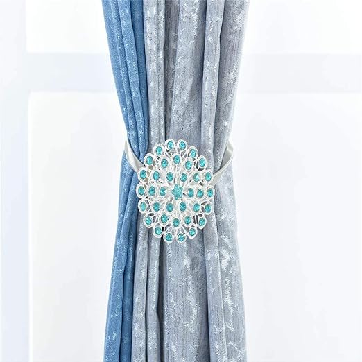 Amazon Com Gotian 2pcs Magnetic Curtain Hooks Rope Buckle Tie