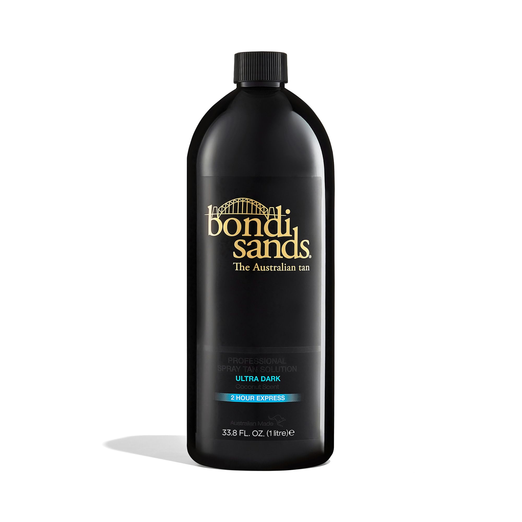 Bondi Sands Professional Solution Ultra Dark Salon Mist | Salon-Quality Formula Dries Quickly for a Deep Bronzed Glow, Enriched with Aloe Vera, Vegan + Cruelty Free, Coconut Scent | 1 Litre/35.2 Oz
