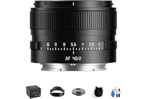 TTArtisan 40mm F2 Full Frame AF Auto Focus Large Aperture Lens-for L Mount,for Leica L TL CL,for Sigma L FP,for panasonic L M