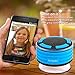 Waterproof Bluetooth Speaker, IPX7 Waterproof Shower Speaker, 5W Driver Portable Speaker, 8 Hours Playtime, 33 Feet Bluetooth Range, Built-in Mic, Led Light, FM Radio