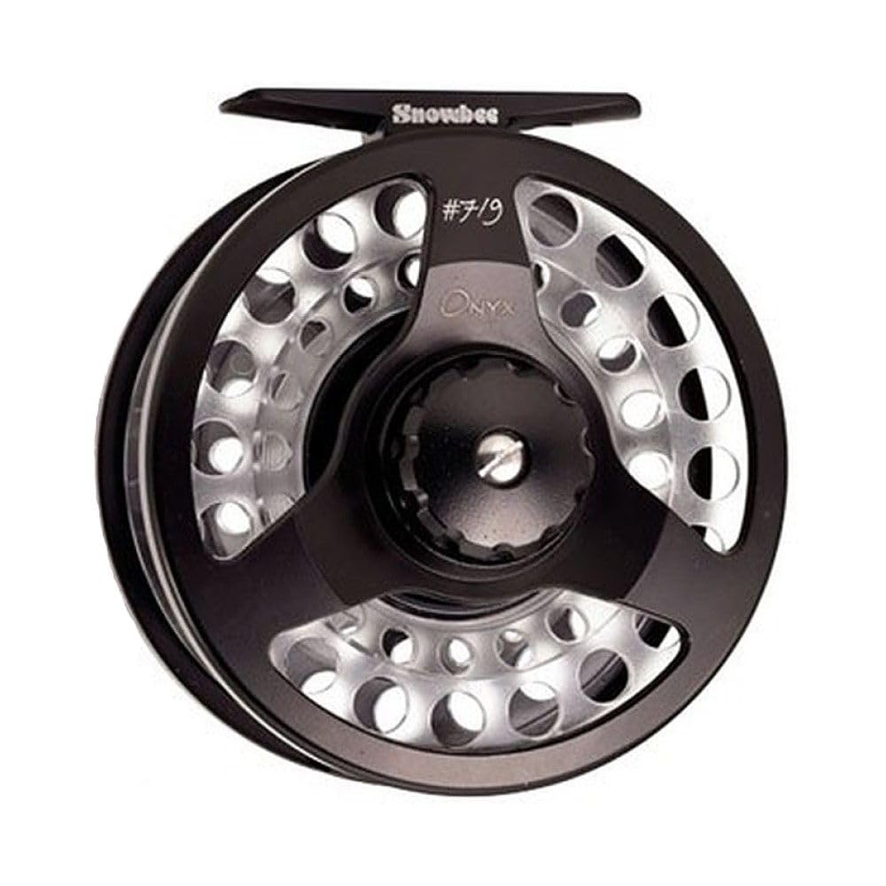 Snowbee ONYX #7/9 Die-cast Cassette Fly Reel - Black/Black, One Size