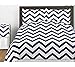 Sweet Jojo Designs Navy Blue and White Chevron ZigZag Lamp Shade