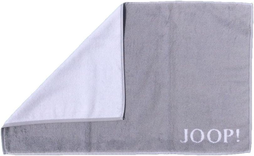 JOOP! Classic Doubleface Bath Mat, Grey, 50 x 80 cm (Rectangular)