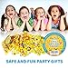 Party Packs Favors for Kids - 130 Pc EMOJI Toy Assortment for Boys and Girls – Bulk Emoticon Small Toys for Birthday Goody Bags, Games Prizes, Pinata Fillers, Toy Chests