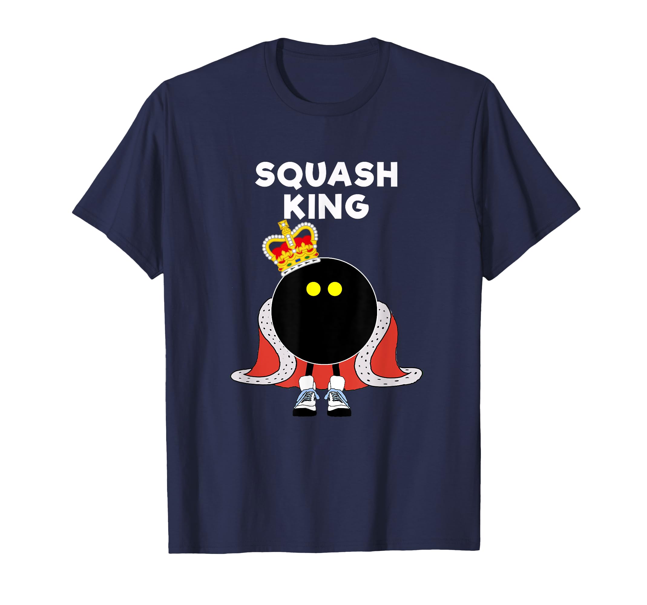 Squash T-Shirt - Funny Squash Ball King Player T-Shirt