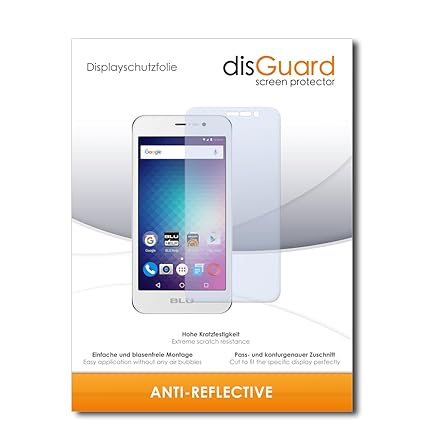 disGuard® Displayschutzfolie [Anti-Reflex] kompatibel mit BLU Energy M [2 Stück] Entspiegelnd, Matt, Antireflektierend, Extre