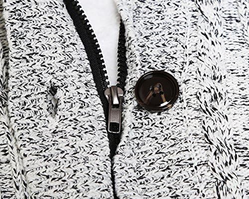 Sidefeel Women Hooded Knit Cardigans Button Cable Sweater Coat 6 Sidefeel Women Hooded Knit Cardigans Button Cable Sweater Coat