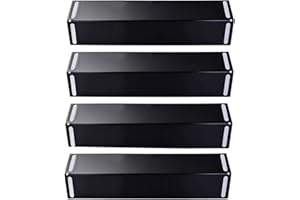 VOTENLI P9215A (4-Pack) 16 1/2 Inches Porcelain Steel Heat Plate Replacement for BBQ Grillware, Uniflame, Charbroil 463210310, 463210511, 463211511, 463211513, 463211514, 463211711 Grill Chef and Others