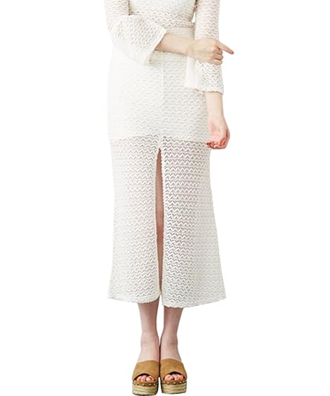 Amazon ロザリームーン 16rf 3302 レーシィロングスカート Free