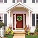 WishDirect Wreath Hanger Over-The-Door Hooks for Clothing, Towels, Wreaths, Bags Organization and Parties Decorations - 15” L, Holds Up to 10 Lbs (2 Pack)