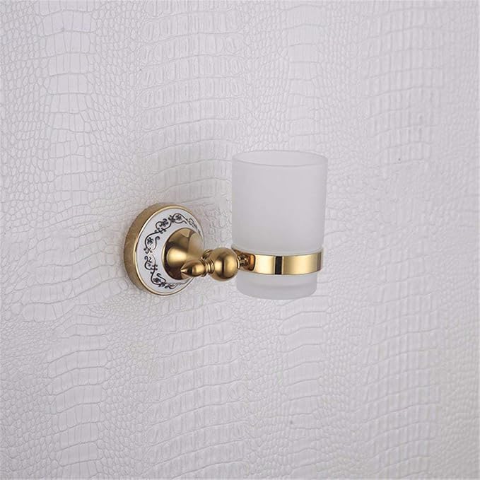 Accesorios de baño de estilo europeo de Navidad, todo el cobre, titanio