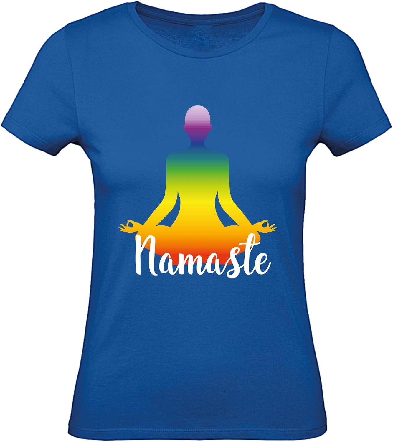 ShirtPanda Damen TShirt · Namaste · Yoga Shirt für Frauen · 100