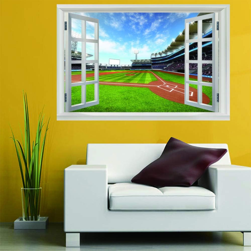 The 10 Best 3D Baseball Field Wall Sticker Home And Room Wall Decor