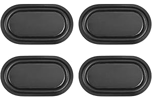 uxcell 70×40mm Speaker Passive Radiator Vibration Plate, Subwoofer Vibration Membrane, DIY Bass, Low Frequency 4pcs