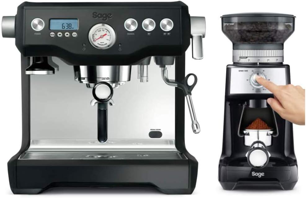 Amazon.de SAGE SES920 the Dual Boiler, Siebträger Espressomaschine mit