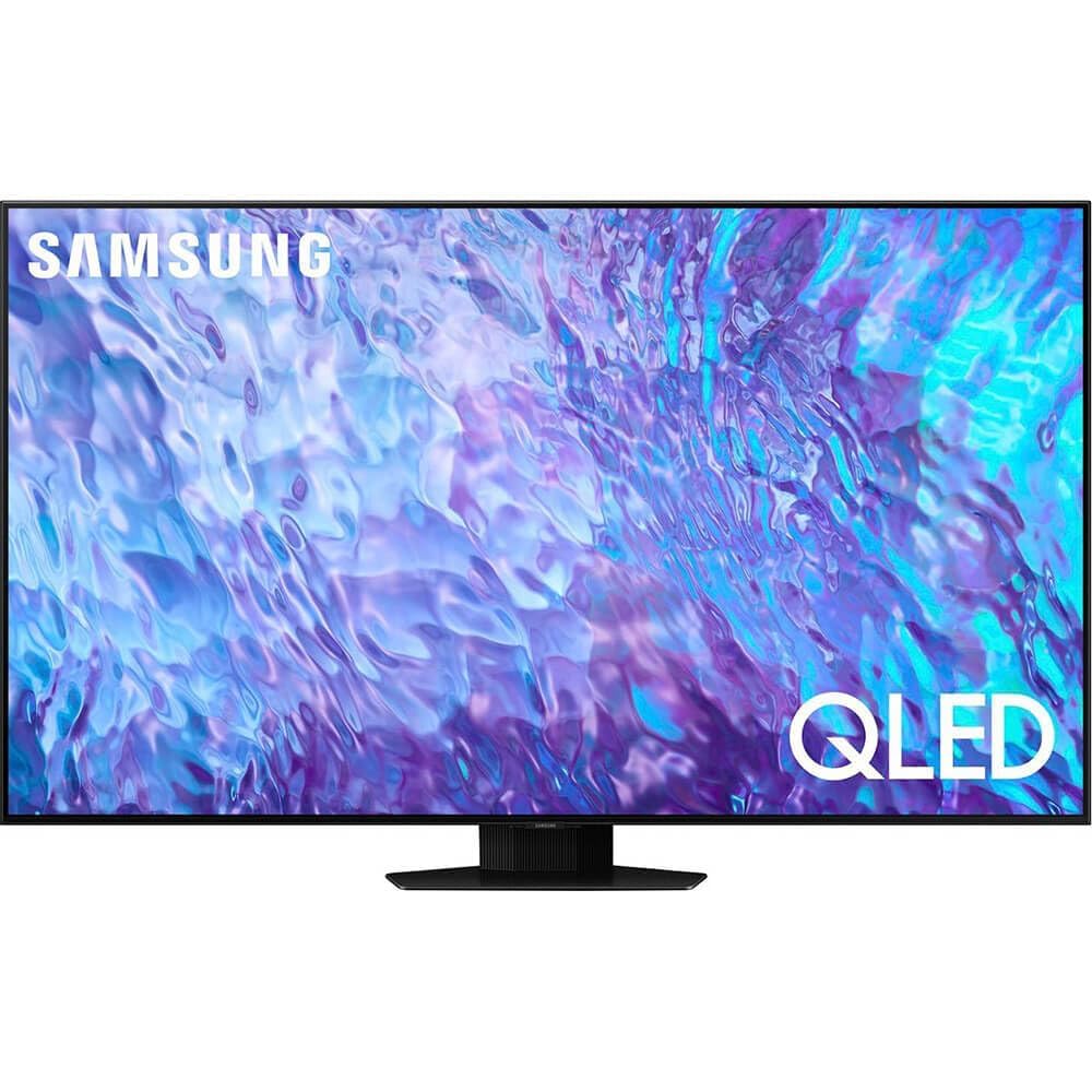 Photo 1 of **FOR PARTS/ BROKEN SCREEN/MISSIG PARTS** SAMSUNG 98-Inch Class QLED 4K Q80C Series Quantum HDR+, Dolby Atmos Object Tracking Sound Lite, Direct Full Array, Q-Symphony 3.0, Gaming Hub, Smart TV with Alexa Built-in (QN98Q80C, 2023 Model)