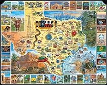 White Mountain Puzzles Best of Texas - 1000 Piece Jigsaw Puzzle