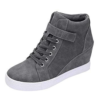 Amazon Com Kcper Women S Shoes Hidden Wedges Fashion Sneakers