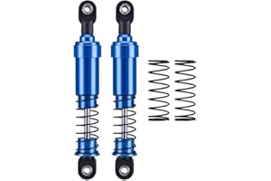 YSKMLOLP 75mm-115mm Big Bore Shocks, RC Crawler Shocks for 1/10 RC Crawler LCG Chassis Gspeed V3 Element Enduro SCX10 TRX4 Gamde R1 Comp Builds DIY (Blue 95mm 2pcs)