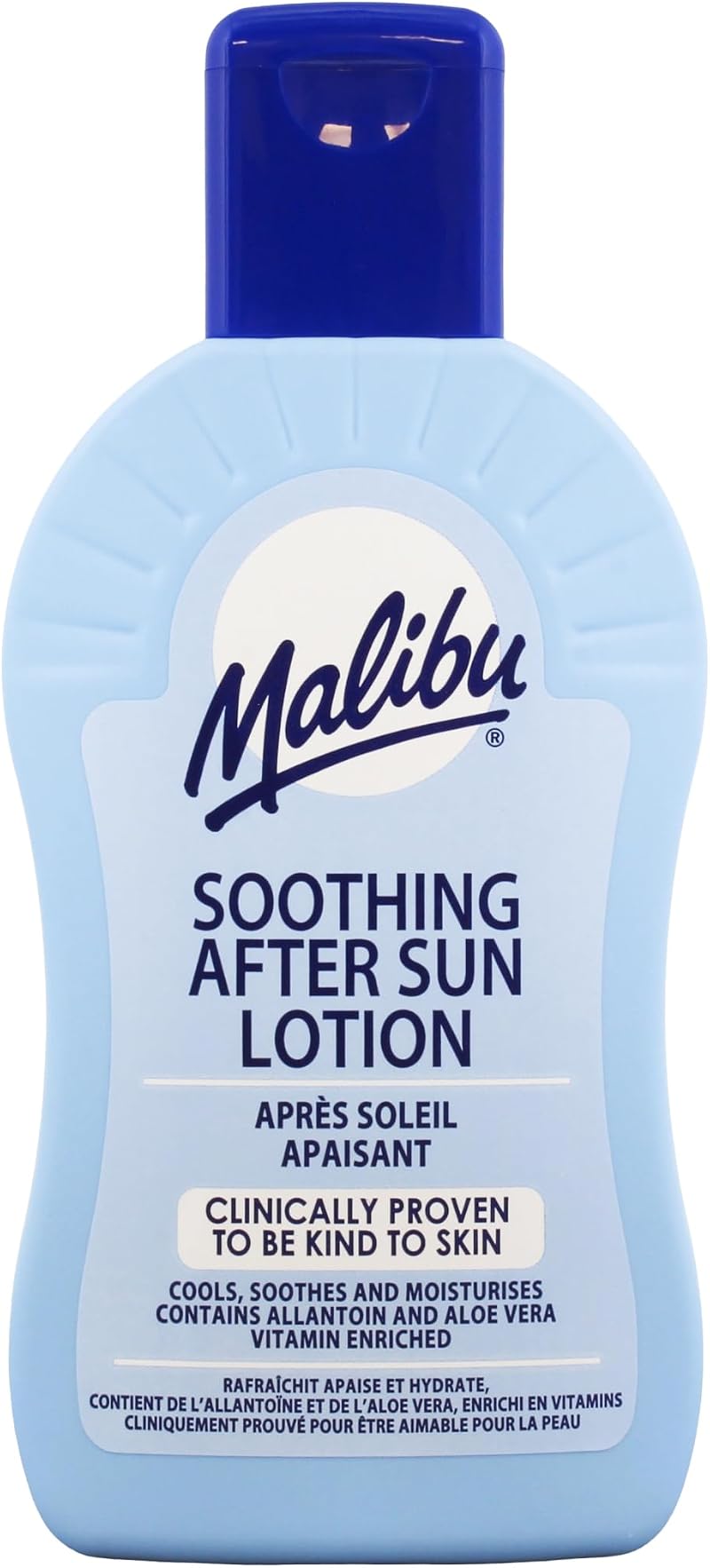 Malibu After Sun Soothing Moisturising Lotion 200ml Aloe Vitamin E Allantoin