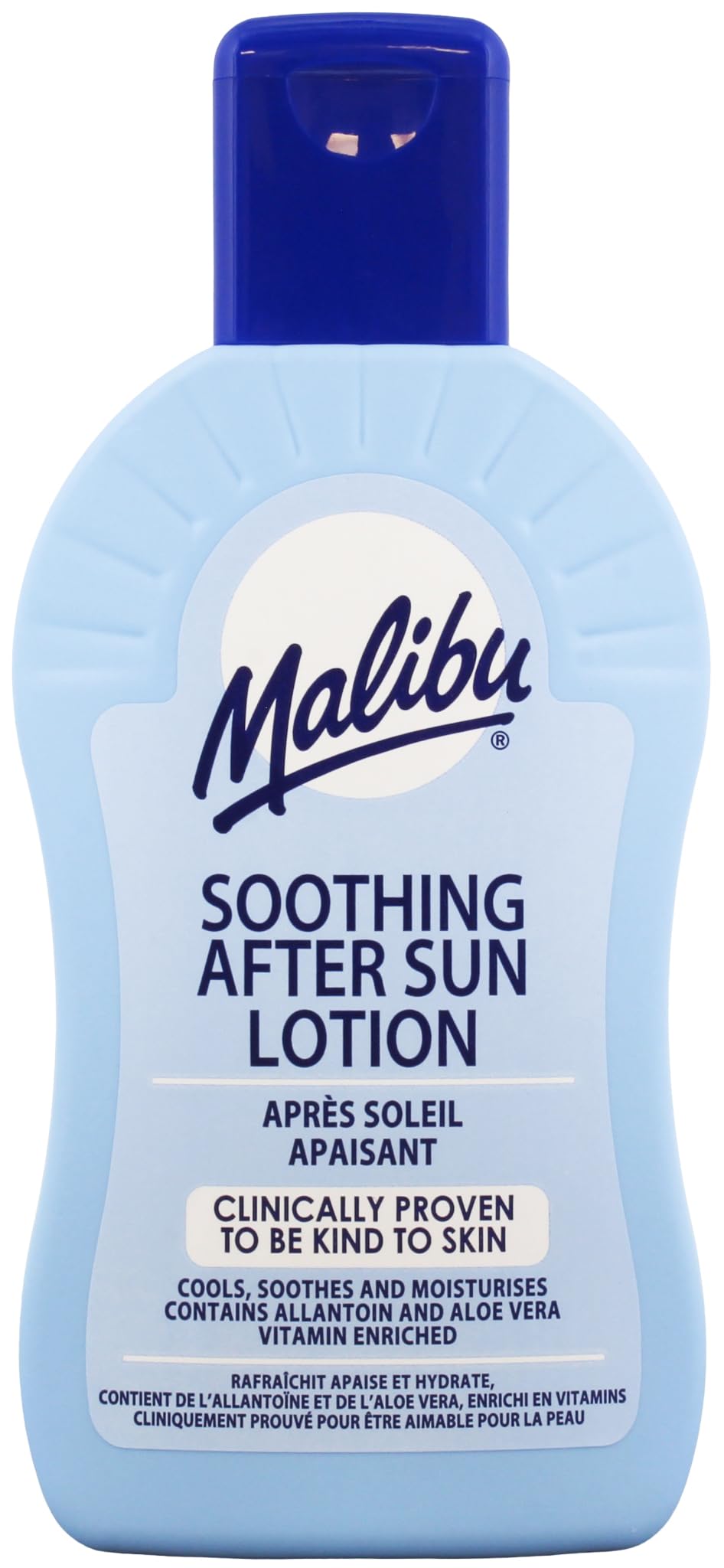 Malibu Sun Ice Blue After Sun Gel, Cooling & Soothing Moisturising Gel for Sun-Soaked Skin, Refreshing Hydrating After Sun Care, 200ml