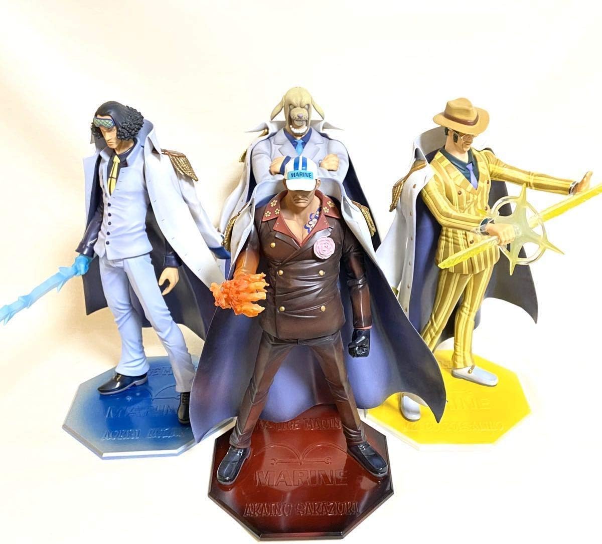 ワンピース Pop 海軍 三大将 赤犬サカズキ 黄猿ボルサリーノ 青雉クザン 中将ガープ フィギュア 4体セット まとめ売り One Piece おもちゃ おもちゃ Amazon